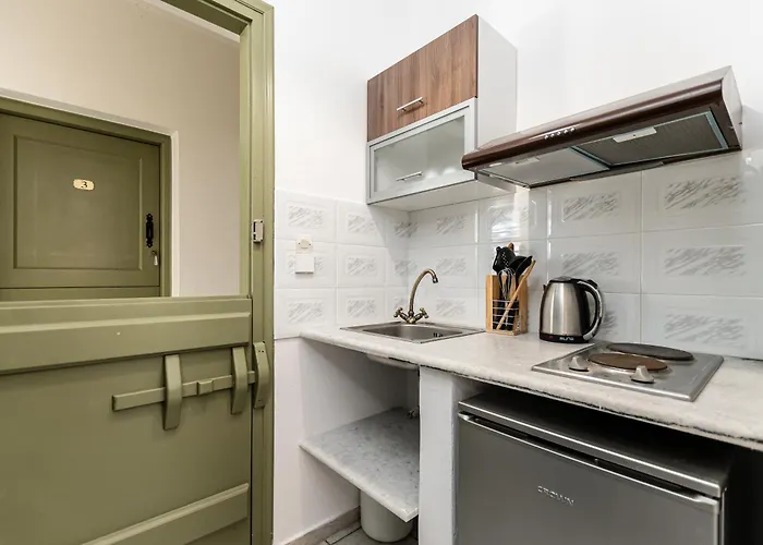 Lägenhet Vrettos Beachfront